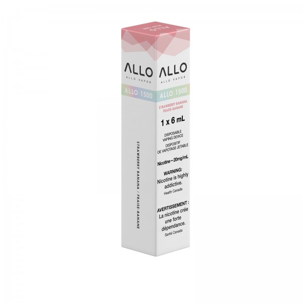 Strawberry Banana ALLO 1500 - Disposable Vape