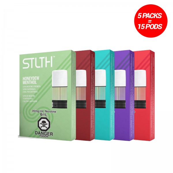 STLTH Pods – 15 Pods Bundle